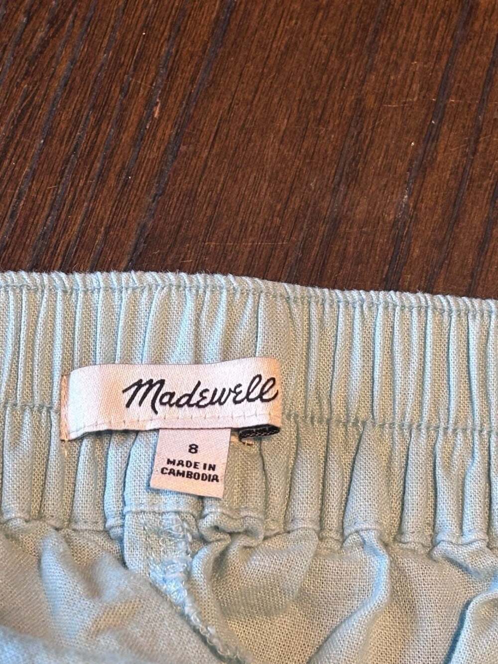 Madewell light blue Linen Pants size 8 - Picture 8 of 13